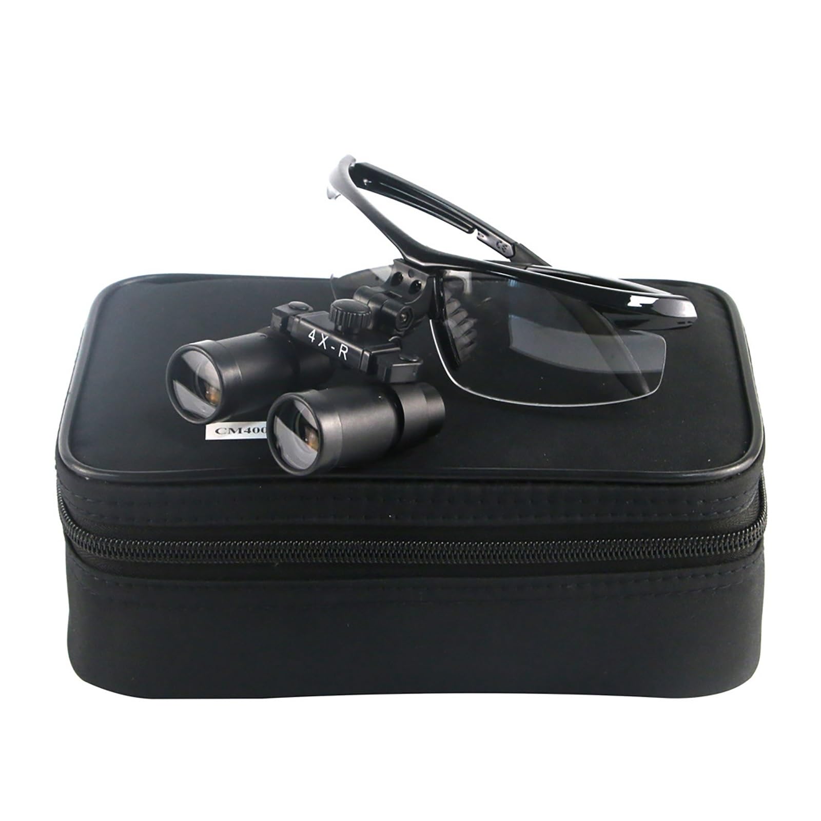 **6X Magnifying Loupes for Dental Surgery - Adjustable Angle, Ultra Light Frame, High Power Magnifying Glasses (No Light) - Perfect for Dentists, Jewelers & Precision Work**