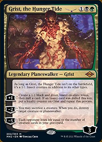 Magic: The Gathering - Grist, The Hunger Tide (202) - Modern Horizons 2 MTG Card - Collector's Edition for Deck Building & Competitive Play - Perfect for Modern, Commander & Casual Gaming