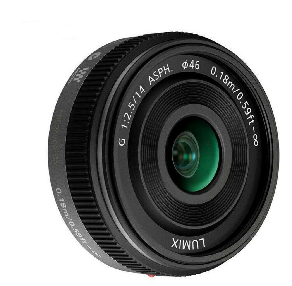 Panasonic Lumix G 14mm f/2.5 ASPH Lens - Compact & Lightweight Pancake Prime Lens for Micro Four Thirds Cameras | Perfect for Travel, Street & Everyday Photography