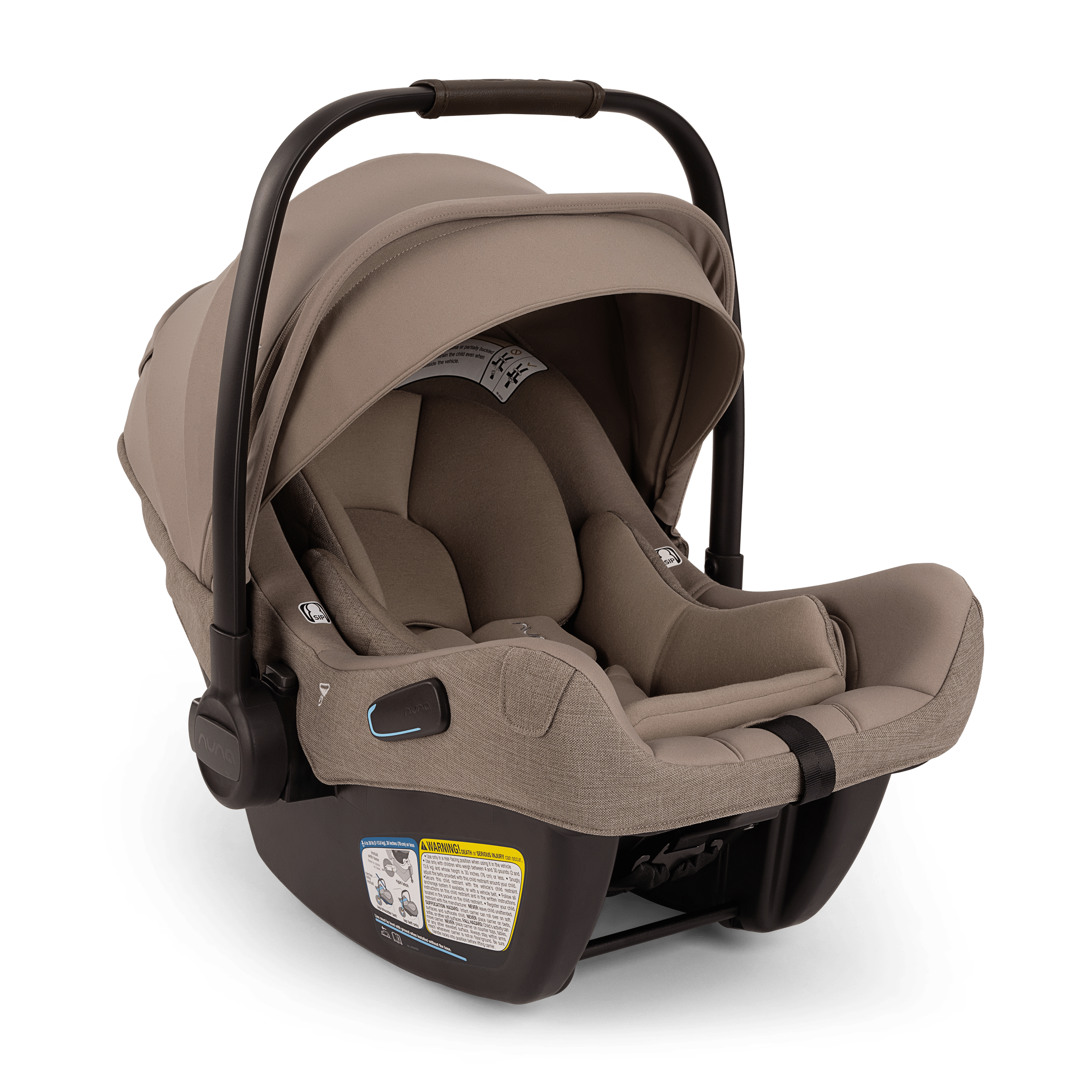 Nuna PIPA Aire RX Infant Car Seat with PIPA RELX Base - Lightweight & Safe Baby Car Seat for Newborns - Perfect for Travel, Daily Commutes & Family Road Trips