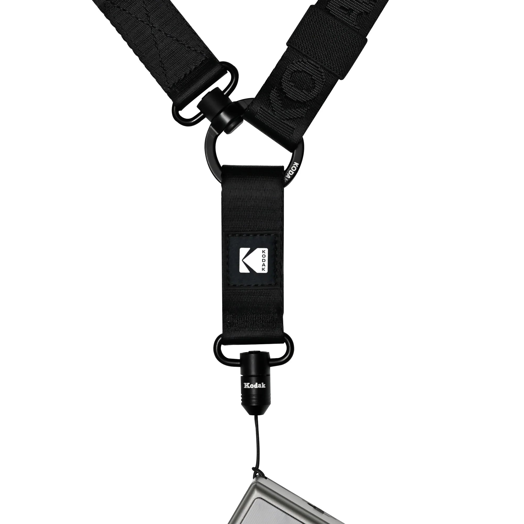 KODAK Multi-Purpose Camera Strap (Black) - Adjustable Neck Strap for DSLR, Mirrorless & Film Cameras - Perfect for Travel, Photography & Outdoor Adventures