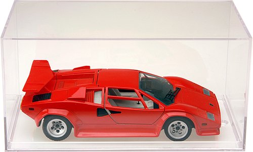 Pioneer Plastics 083C Clear Plastic Display Case for 1:32 Scale Diecast Model Cars - 8