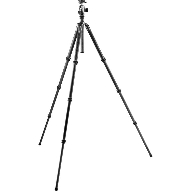 Gitzo GT2545T Series 2 Carbon Fiber Travel Tripod with Ball Head - Lightweight & Compact for Travel Photography, Hiking & Outdoor Adventures