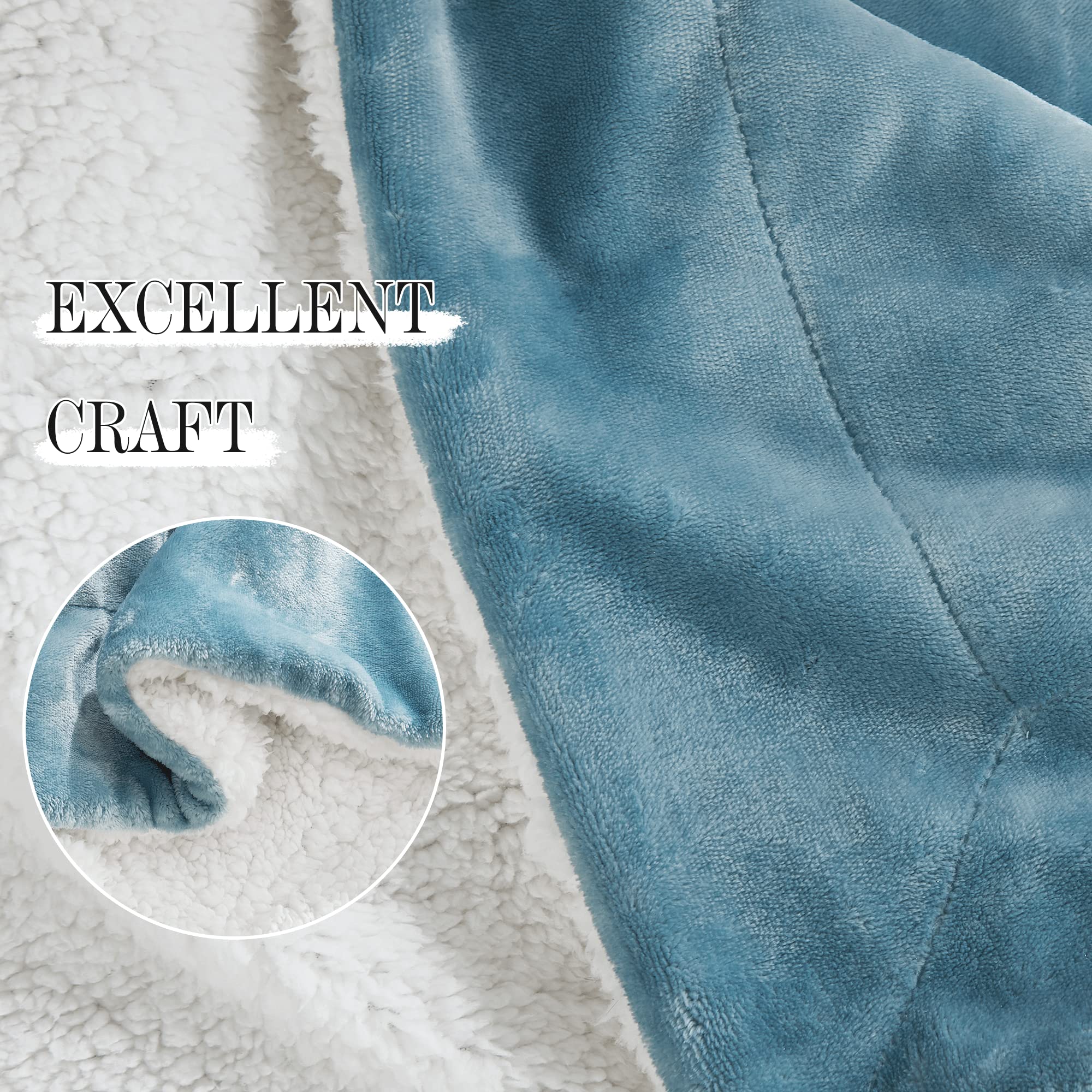 StangH Sherpa Blanket King Size 90