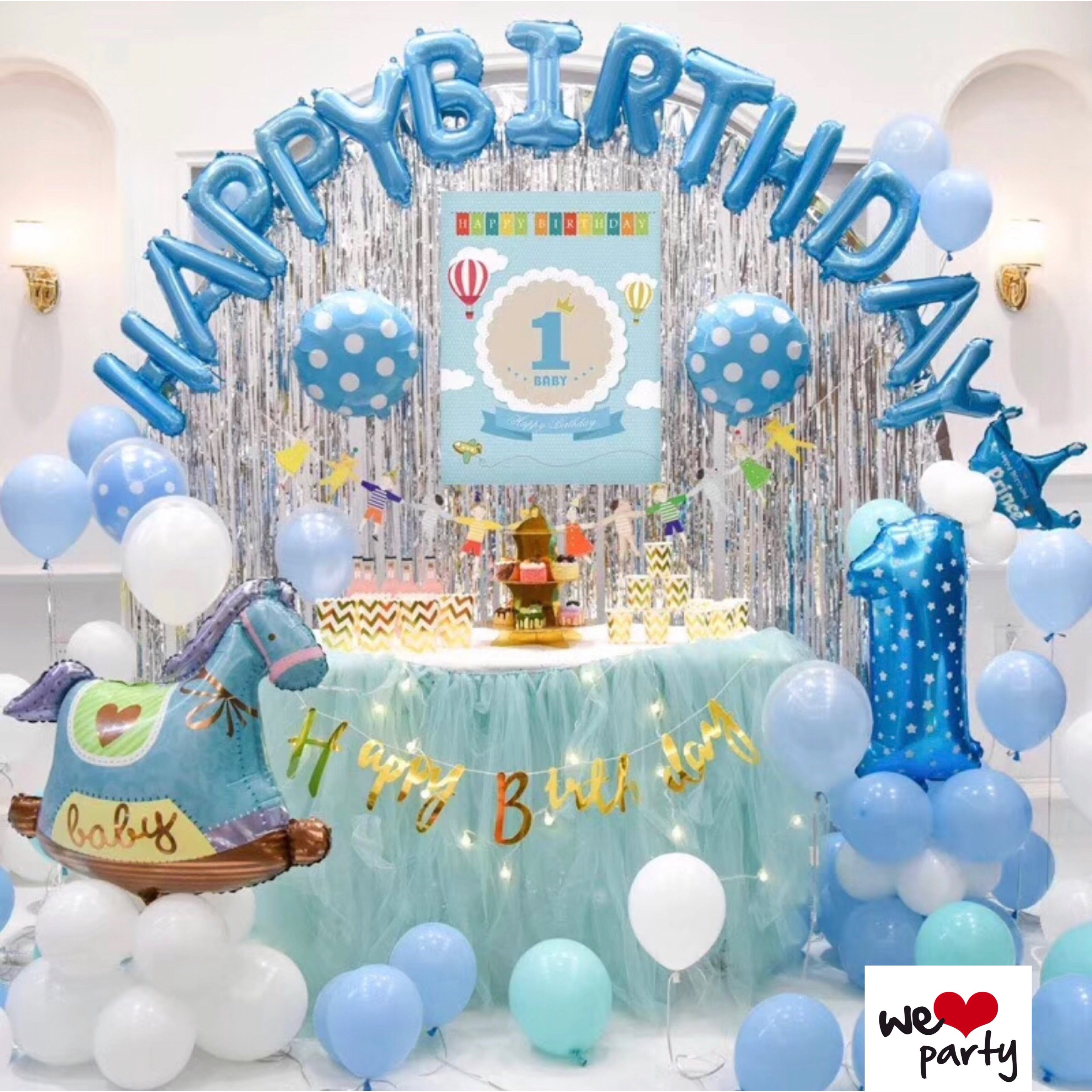 Happy Birthday Balloons - Colorful Party Decorations for Birthdays, Celebrations & Special Events