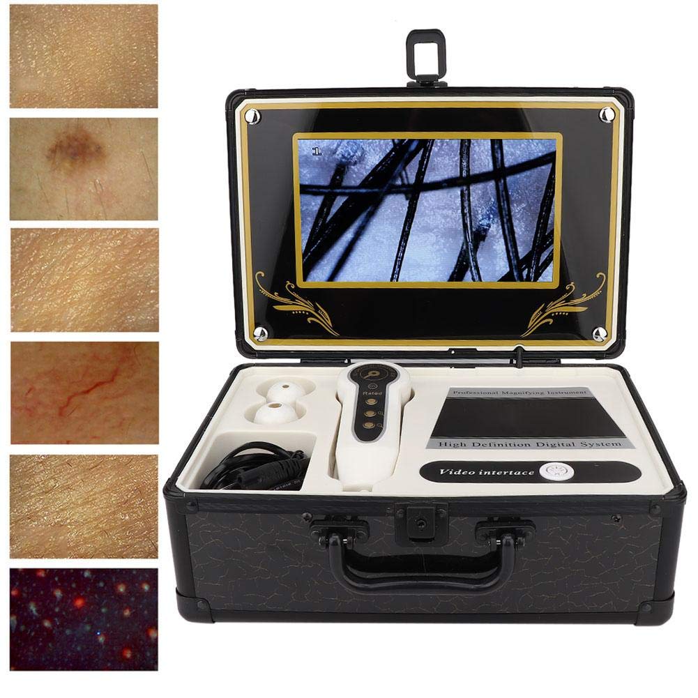 50X 200X Hair and Scalp Analyzer Machine with LCD Screen - Professional Skin Oil Detector & Microscope for Hair Care - Perfect for Salon Treatments and Home Scalp Health Analysis (US)