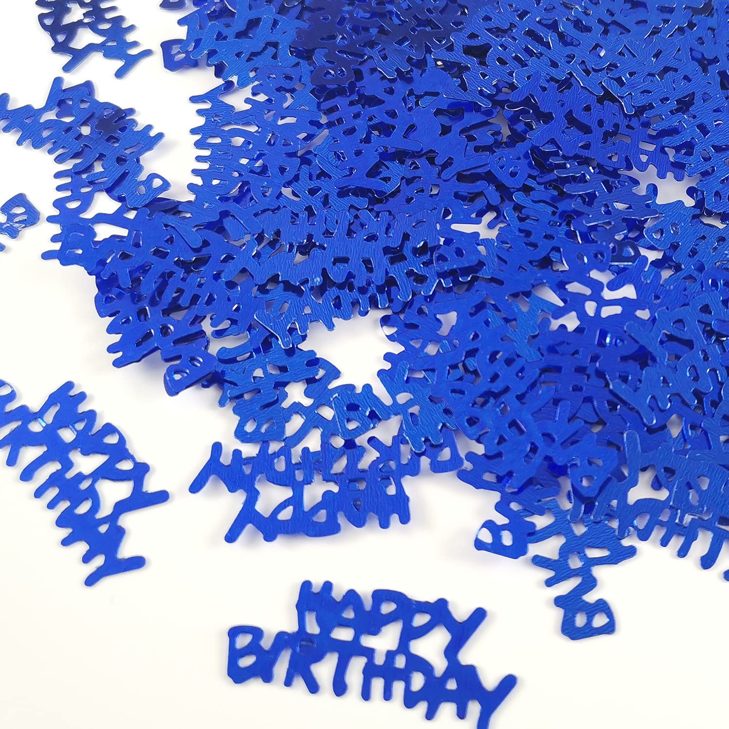 Blue Happy Birthday Confetti for Party Decorations - Glitter Table Confetti for Birthday Celebrations, Perfect for Men, Women & Kids | Ideal for Birthday Parties, Baby Showers & Special Events