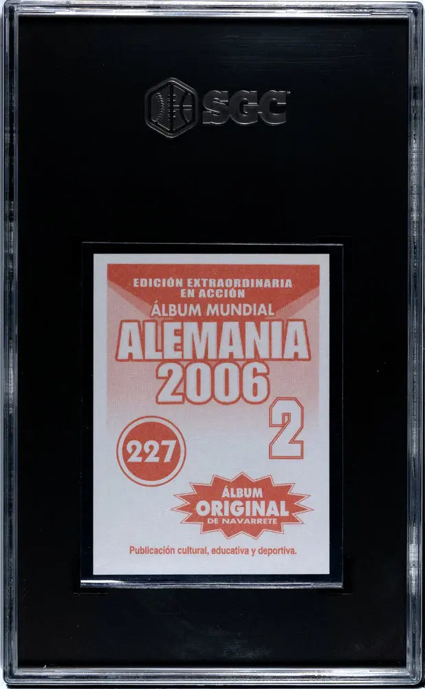 2006 Navarrete Alemania Edicion Extraordinaria Cristiano Ronaldo #227 SGC 7 Soccer Card - Rare Collectible Football Trading Card for Sports Memorabilia Fans & Card Collectors - Perfect for Display, Investment & Gifting
