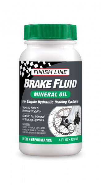 Premium DOT 4 Brake Fluid Mineral Oil - 4oz Bottle for Motorcycles, Cars & Trucks - High Performance Hydraulic Fluid for Smooth Braking in All Weather Conditions