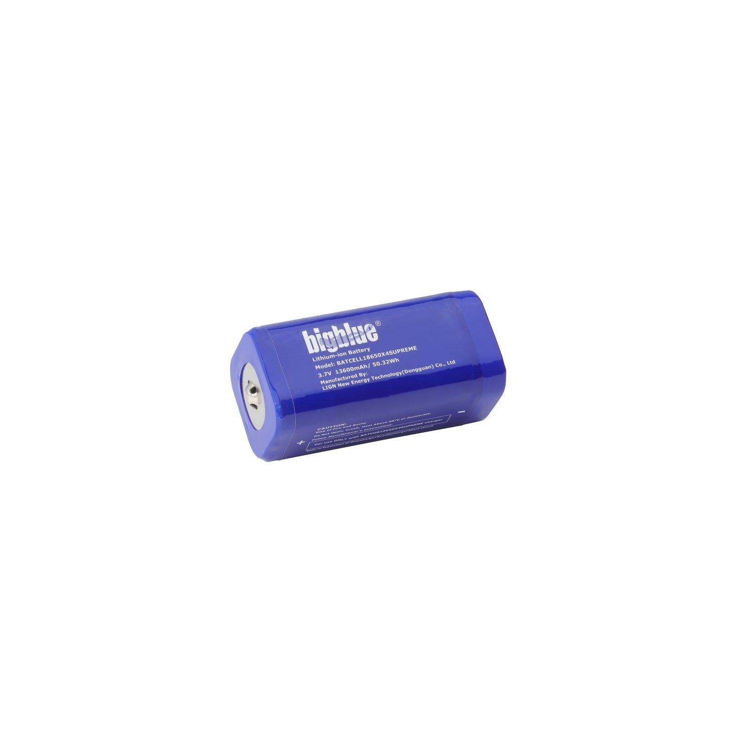 BigBlue 3800 Lumen LED Flashlight with Narrow Beam - Rechargeable Long-Lasting Battery - Perfect for Camping, Hiking & Emergency Situations