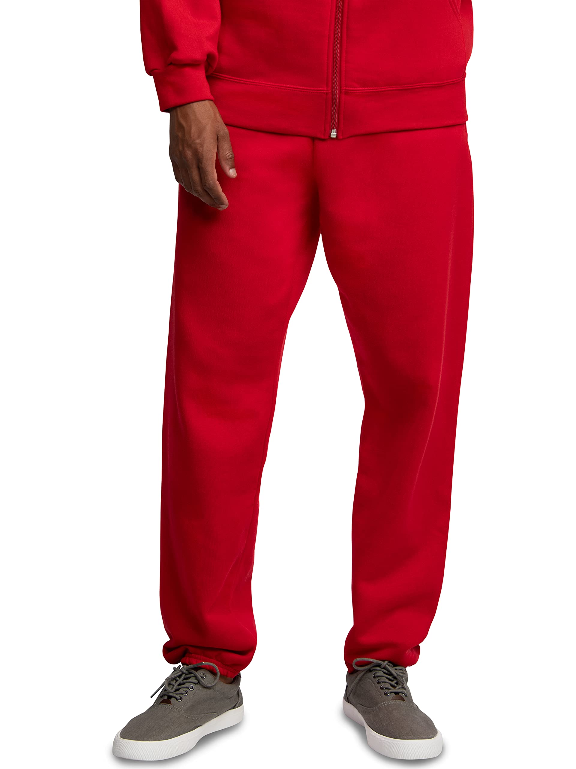 Fruit of the Loom Men's Eversoft Fleece Sweatpants - Soft Comfortable Jogger Pants for Lounge, Workout & Casual Wear