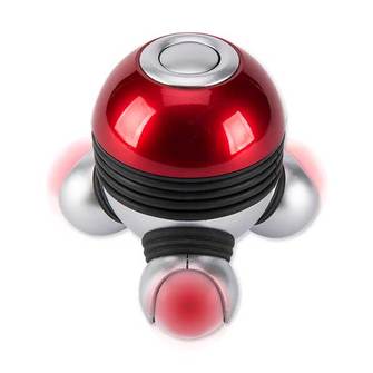 RELAXUS LED Light Up Handheld Massager - Portable Muscle Pain Relief Device for Back, Neck & Shoulders - Perfect for Home, Office & Travel Use