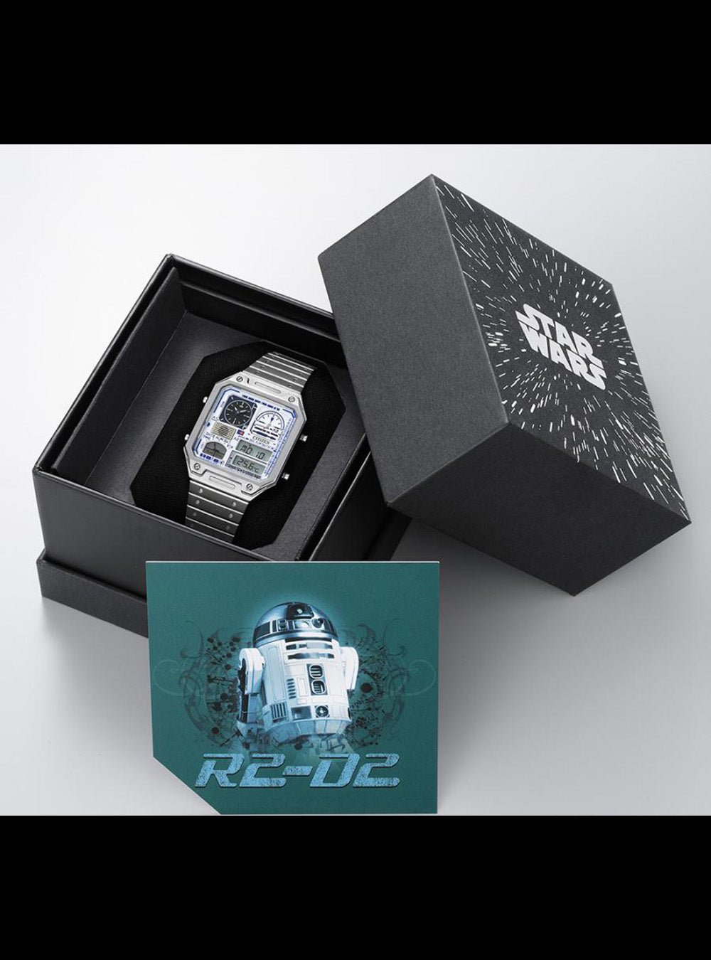 CITIZEN Eco-Drive R2-D2 Limited Edition JG2121-54A Men's Watch with Thermo Sensor - Star Wars Collector's Item for Fans & Gift Giving