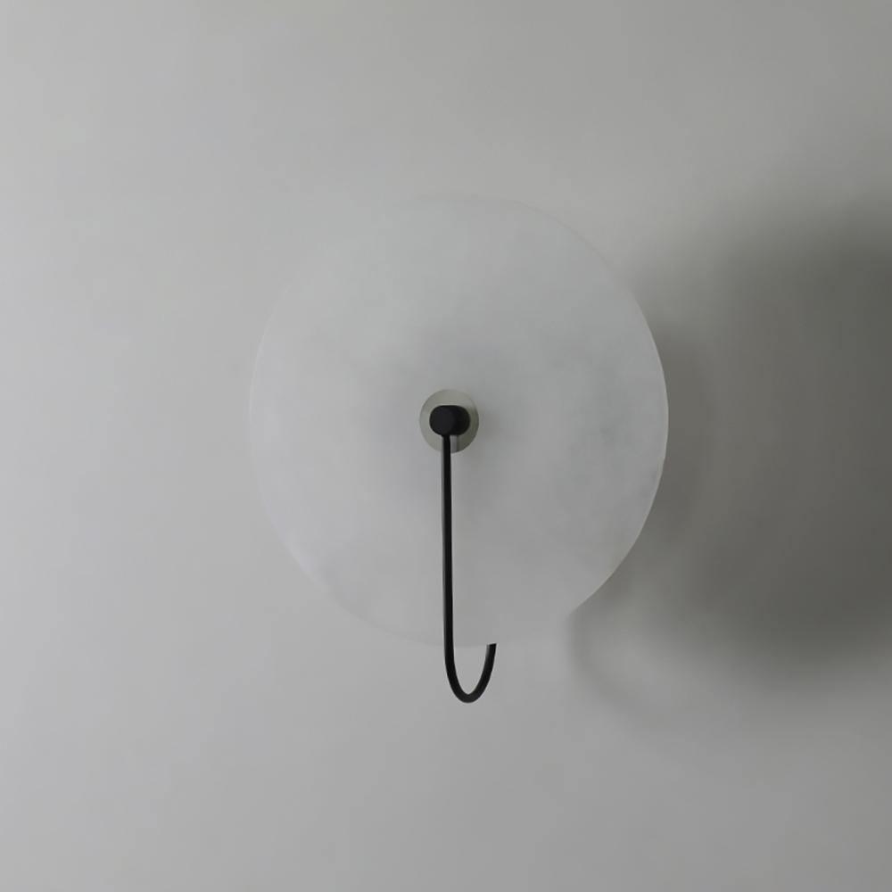 Modern Alabaster LED Wall Lamp - Energy Efficient Dimmable Light Fixture for Bedroom, Living Room & Hallway Decor