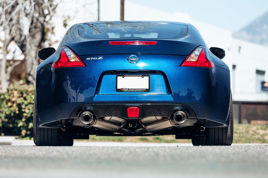 2009-2020 Nissan 370Z Performance Exhaust System with Polished Tips - High Flow Stainless Steel Cat-Back for Enhanced Sound & Power - Perfect for Street Racing & Car Enthusiasts