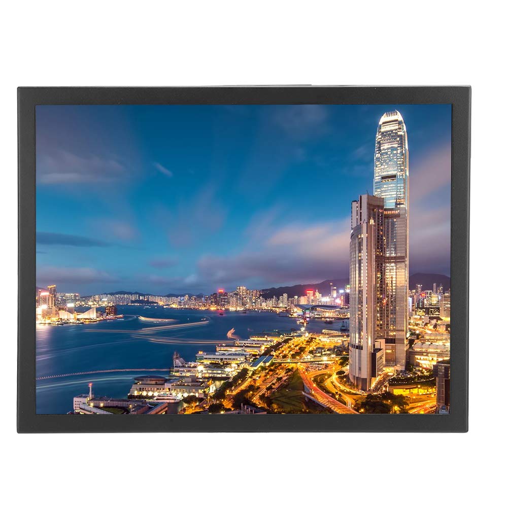 15 Inch Multi-Touch Capacitive Monitor with 1024x768 Resolution - Portable Touchscreen Display for PC, CCTV, Camera & Computer - Wall Mount & Baffle Embedded Installation - Ideal for Industrial Use, Security Systems & Digital Signage (US)