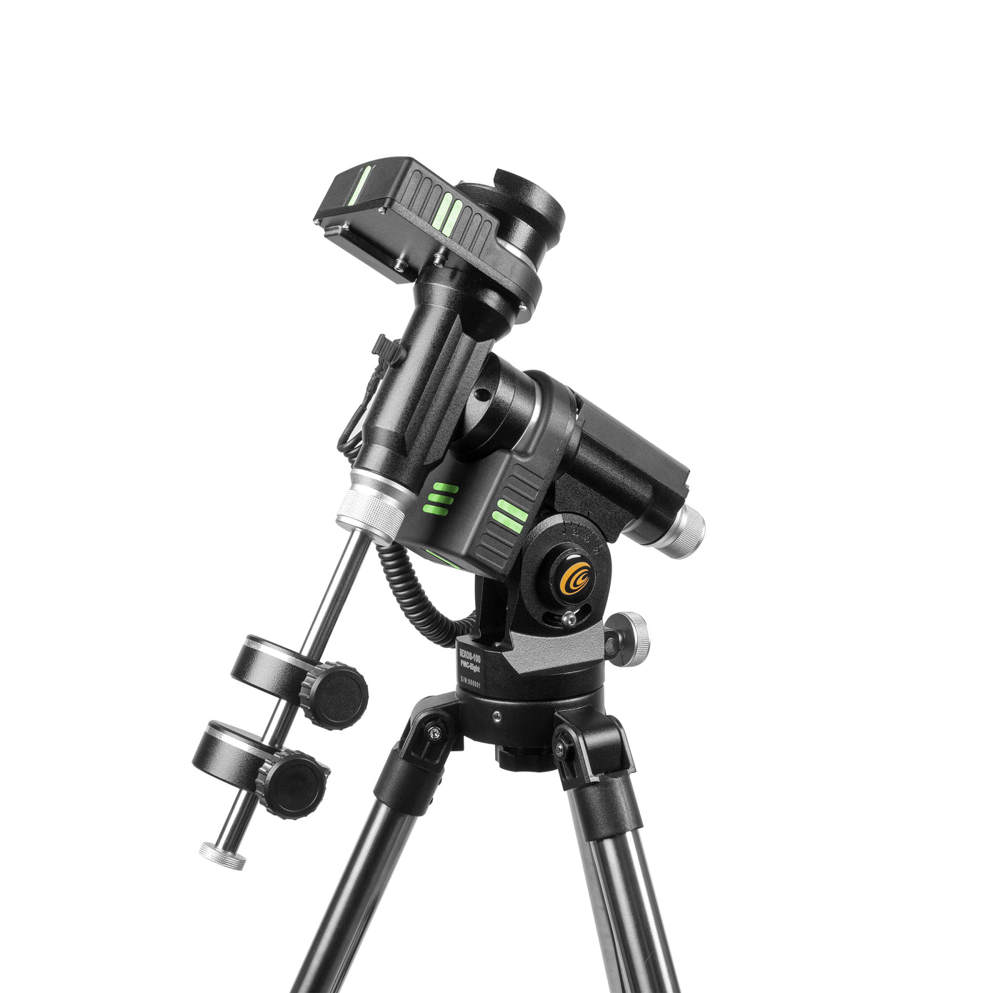 Explore Scientific iEXOS 100-2 PMC-Eight Equatorial Mount with WiFi & Bluetooth for Astrophotography and Stargazing