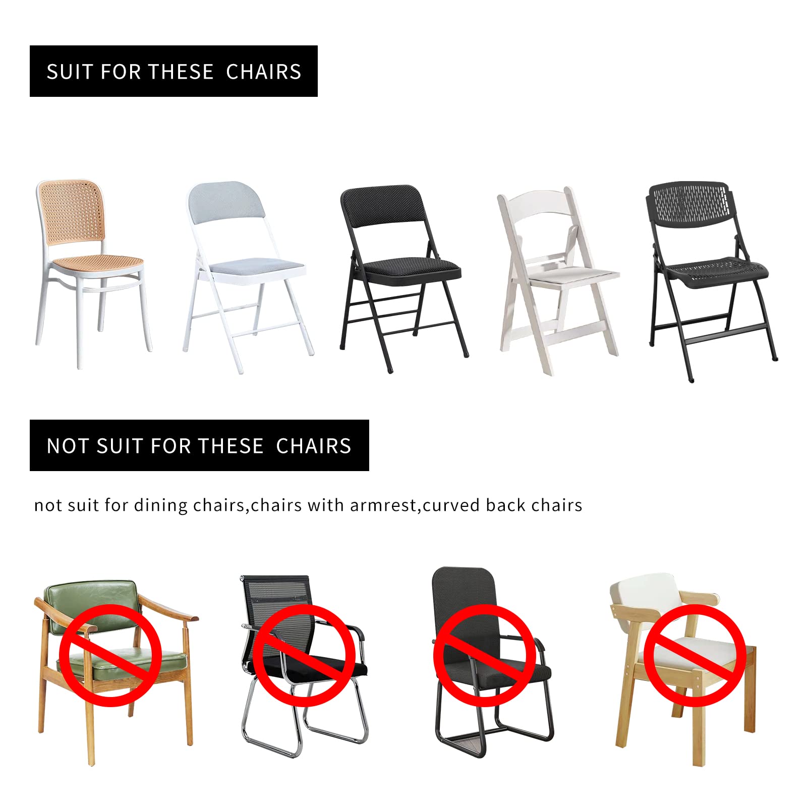 HAINARverS 10pcs Stretch Spandex Washable Chair Covers for Wedding, Party, Banquet - Decorative Fabric Covers for Events, Birthday, Conference (Orange) | Perfect for Indoor & Outdoor Celebrations