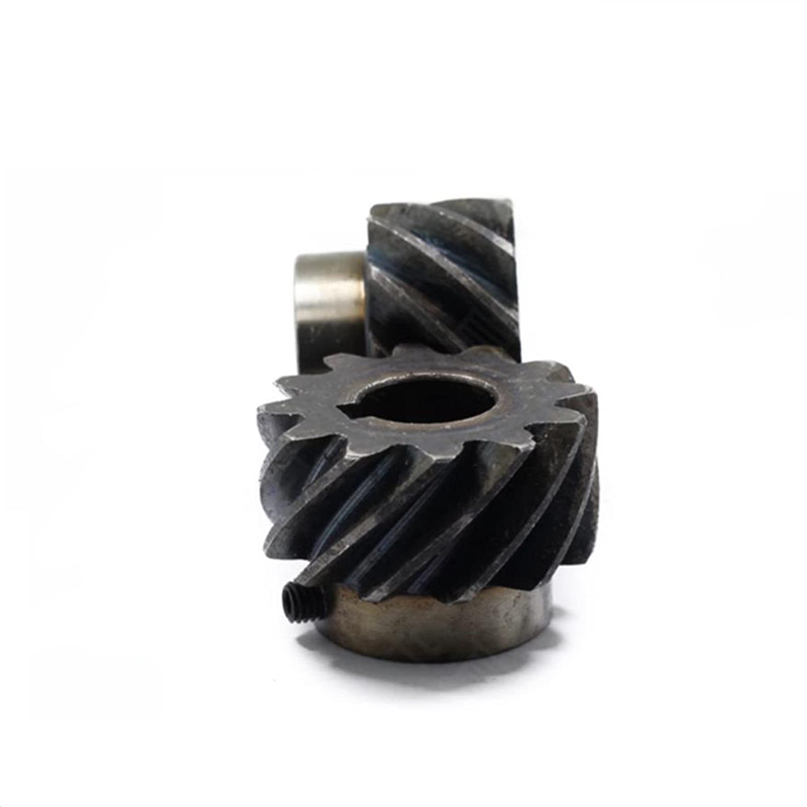 1M 20T 8/10/12/14mm Internal Diameter Helical Pinion Gear - 14mm Hole with 5mm Keyway - Precision Machinery Parts for Industrial Equipment & CNC Applications