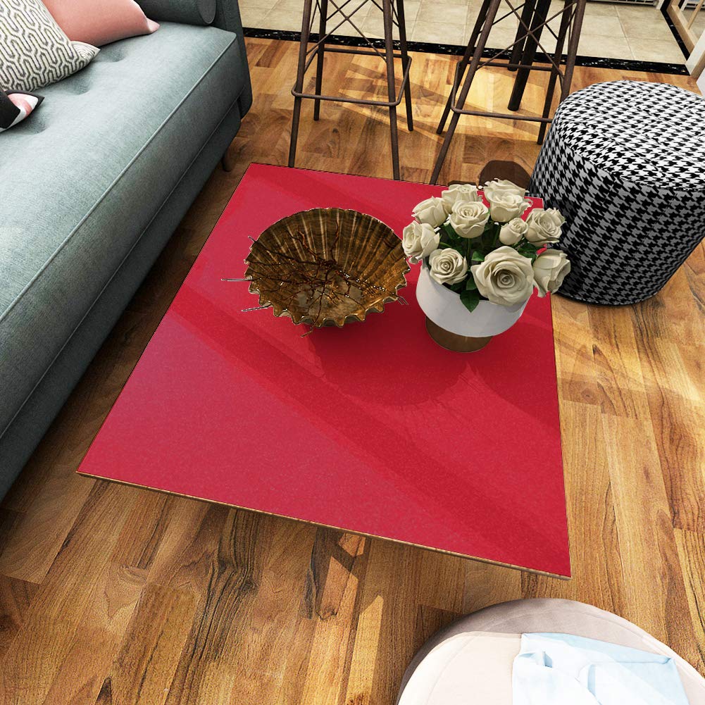 15.8” x 197” Glossy Red Contact Paper - Peel and Stick Self-Adhesive Wallpaper for Countertops | Waterproof, Easy to Clean Vinyl Film | Perfect for Kitchen Cabinets, Shelves, Drawers & DIY Home Decor