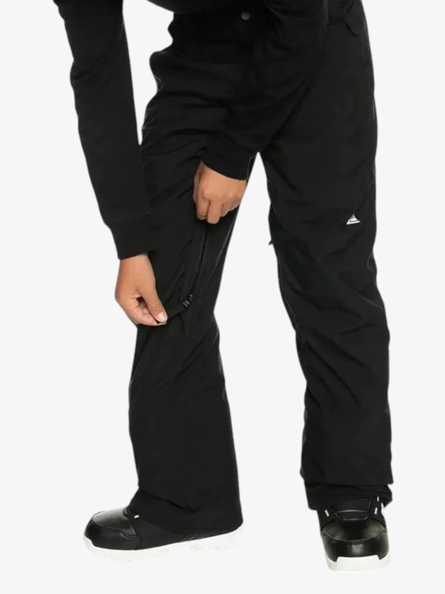 Quiksilver Snow Estate Kids' Snow Pants - Black - Waterproof & Insulated for Winter Sports & Outdoor Play