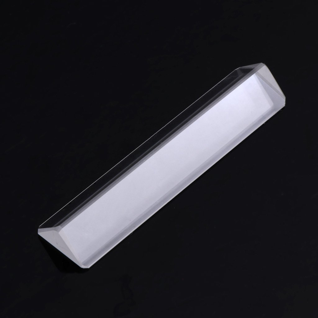 Premium Optical Glass Triangular Prism for Rainbow Making, Light Refraction & Spectrum Science Experiments - Perfect for Photography, Education & STEM Learning | Great for Classrooms, Kids Science Projects & Creative Photography Effects