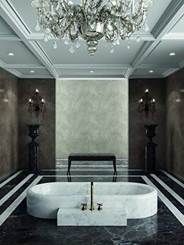 DECORA Stucco Veneziano Venetian Plaster | High Gloss Acrylic Polished Plaster for Interior Walls | San Marco Premium Decorative Finish | White Base 5kg | Perfect for Living Rooms, Bedrooms & Luxury Home Decor