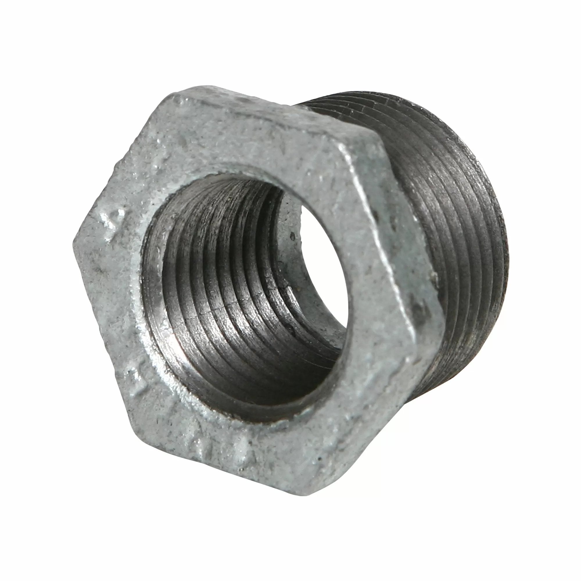 Galvanized Hex Reducer Bushings - Heavy Duty Pipe Fittings for Plumbing & Gas Lines - Perfect for Industrial, Construction & DIY Projects
