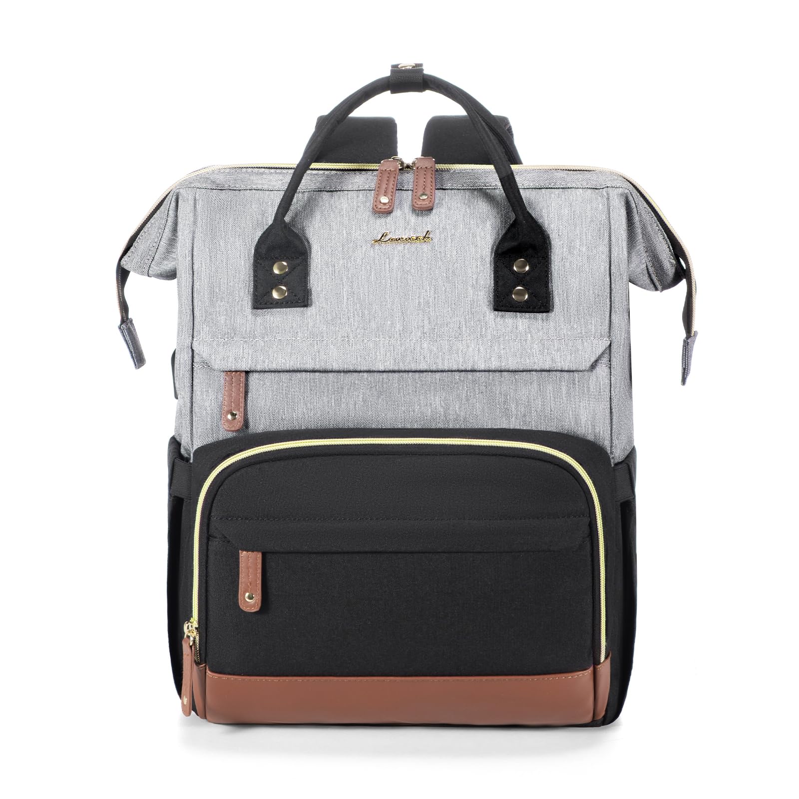 LOVEVOOK Women's Travel Backpack - 15.6 Inch Laptop Backpack for Work & Business, Lightweight Water-Resistant Nurse & Teacher Bag - Perfect for Commuting, Business Trips & Airplane Personal Item Carry-On