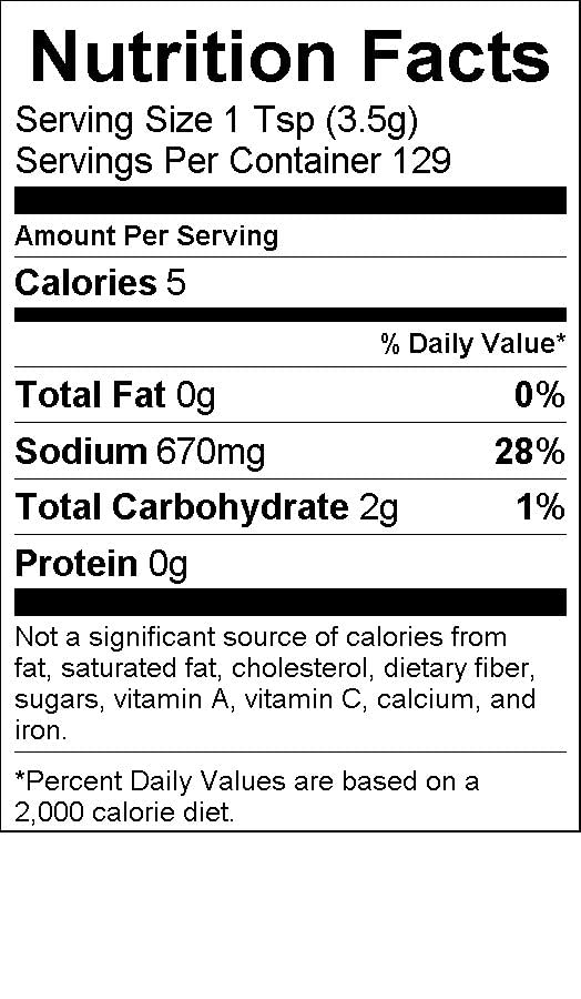 Organic Mushroom Flavor Vegetarian Bouillon Mix - Gluten Free, Non-GMS, 16 oz Can - Perfect for Soups, Stews & Vegan Cooking