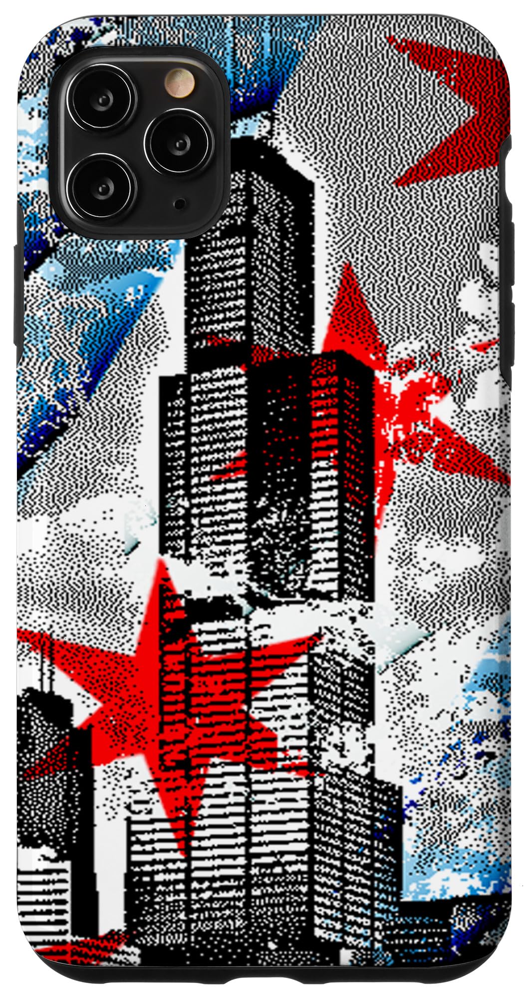 iPhone 11 Pro Max Case with Chicago Skyline Design - Featuring Willis Tower & Flag - Durable Protective Cover for Everyday Use, Travel & City Pride
