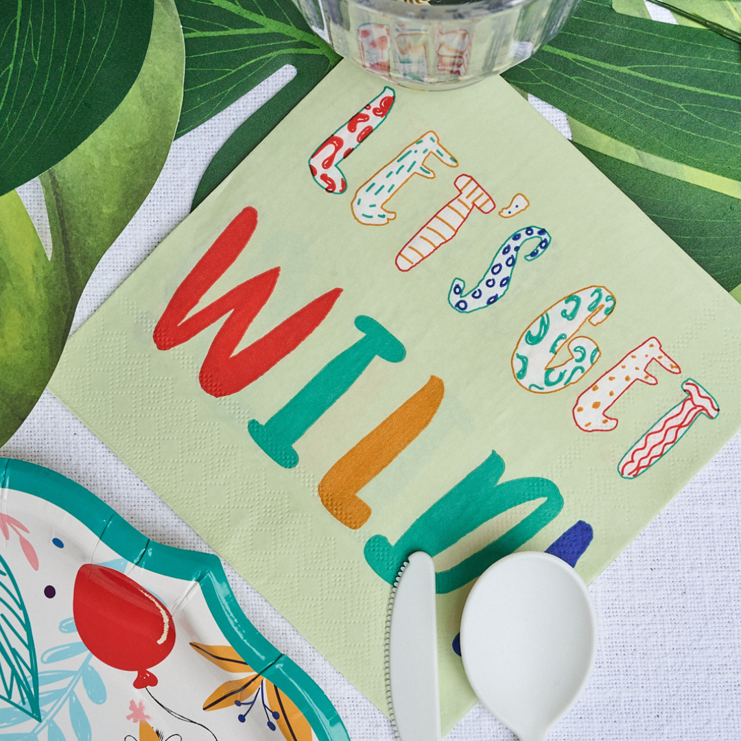 Stylish Party Animal Table Setting for Birthday & Themed Events - Perfect for Kids, Adults & Holiday Celebrations
