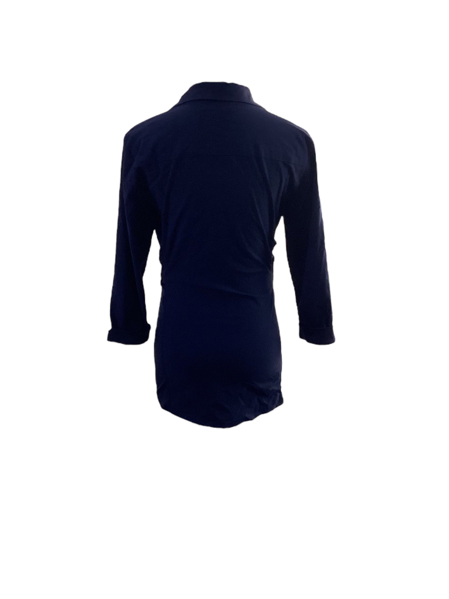 9Fashion Belted Maternity Top XS - Comfortable Pregnancy Blouse for Women | Perfect for Work, Casual Wear & Baby Showers