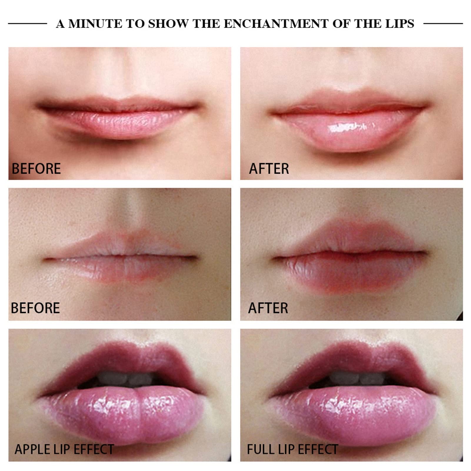 Altsuceser Electric Lip Plumper Tool - 450mAh Physical Lip Enhancer Device for Fuller Lips | Portable Lip Suction Plumper for Home & Travel Use (White)