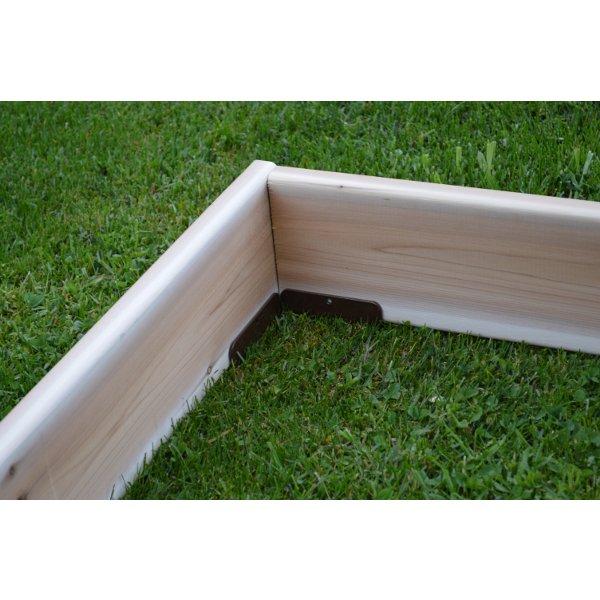 Elevated Raised Garden Bed Kit with Decorative Corners - Perfect for Outdoor Gardening, Patio, and Backyard Planting