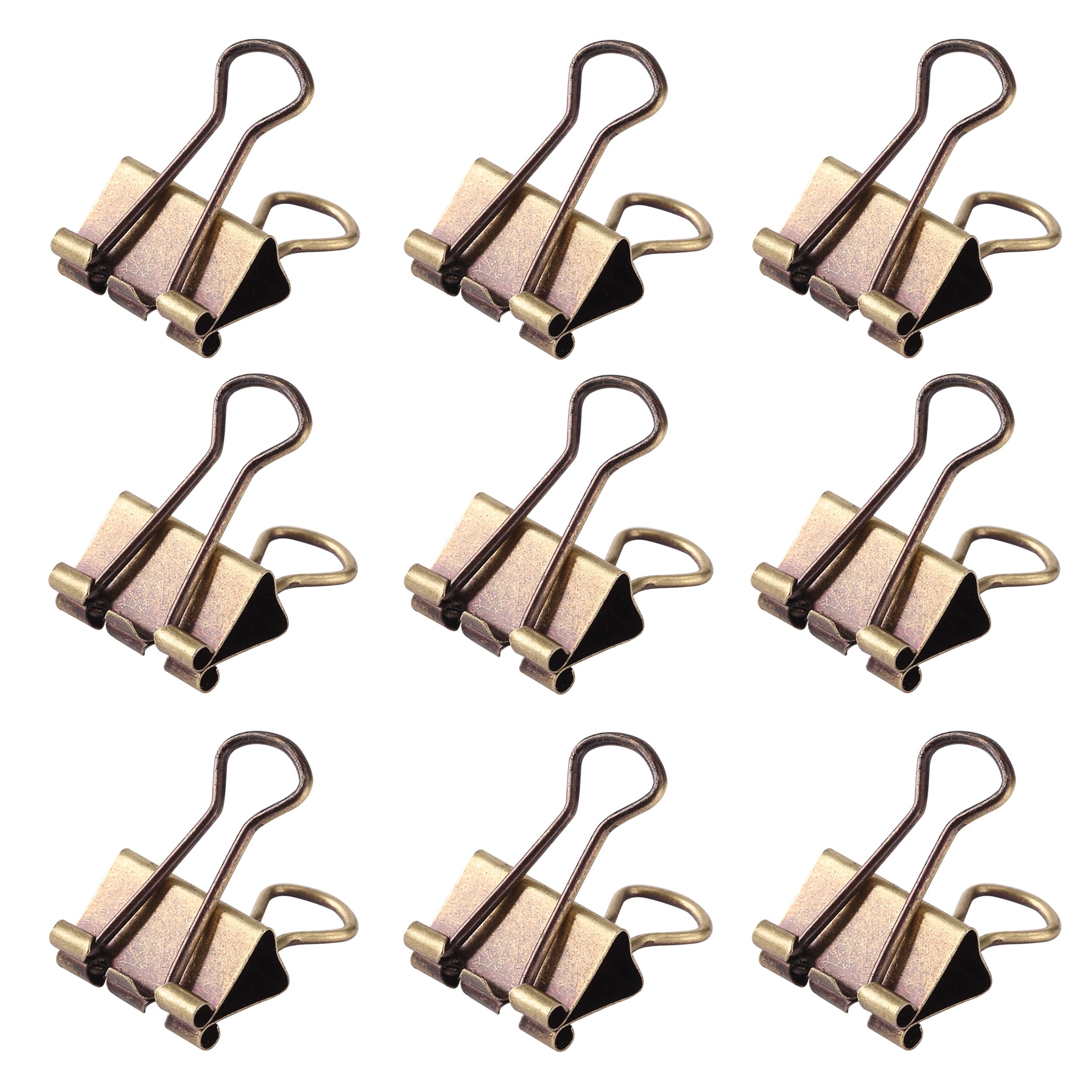 Mr. Pen Small Binder Clips 50-Pack, 0.75 Inch Bronze Mini Paper Clips for Office Documents, School Projects, Crafting & Organizing Papers