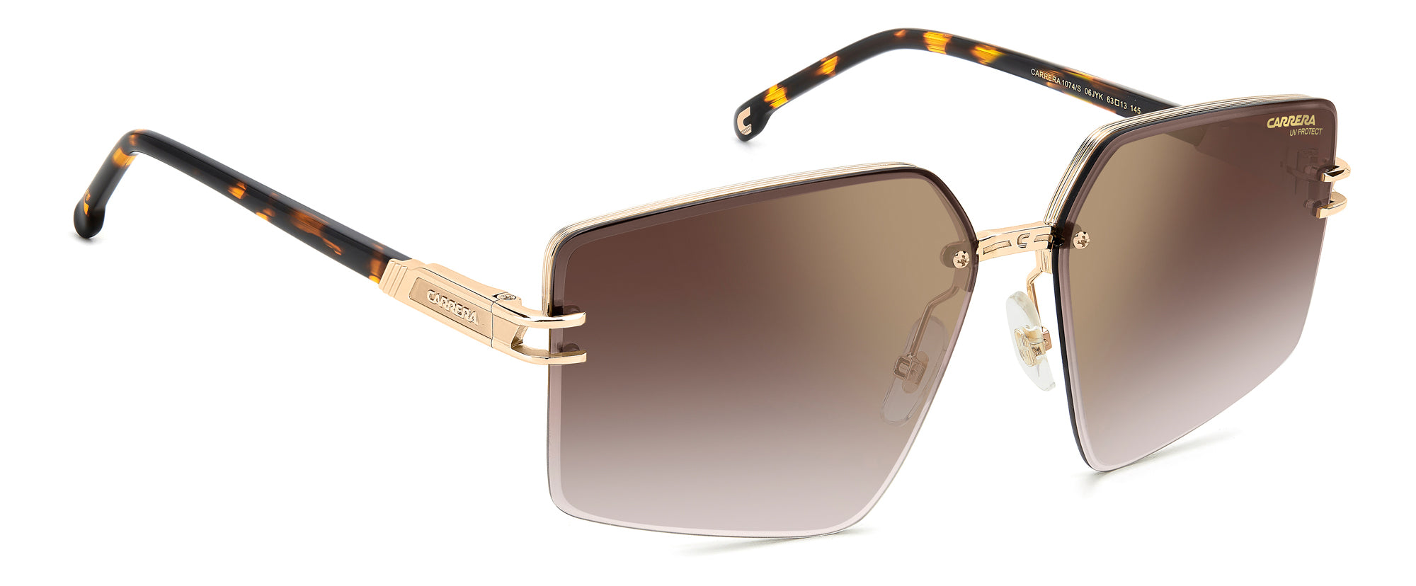 Carrera 1074 S Sunglasses - Polarized UV Protection Sports Sunglasses for Men & Women - Perfect for Running, Cycling, Driving & Outdoor Activities