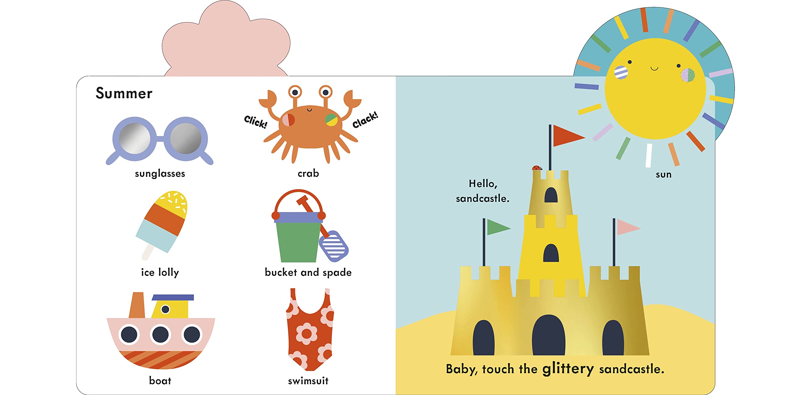 Baby Touch and Feel Playbook - Interactive Sensory Board Book for Toddlers - Perfect for Early Learning and Bedtime Stories