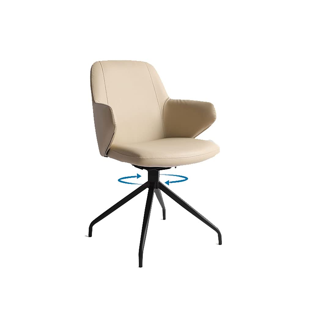 Ergonomic Office Chair - Nordic Style Computer Desk Chair with 360° Swivel & Adjustable Backrest for Home Office, Study, Makeup Station - Comfortable Seating Solution for Long Work Hours