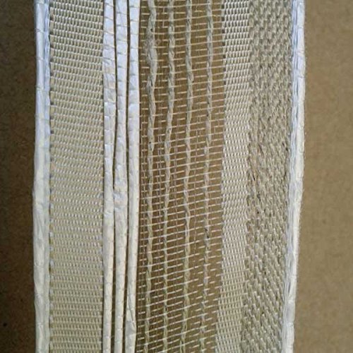 Cream Striped Linen French Wired Craft Ribbon - 1 Inch x 22 Yards - Perfect for Gift Wrapping, Floral Arrangements & DIY Decorations