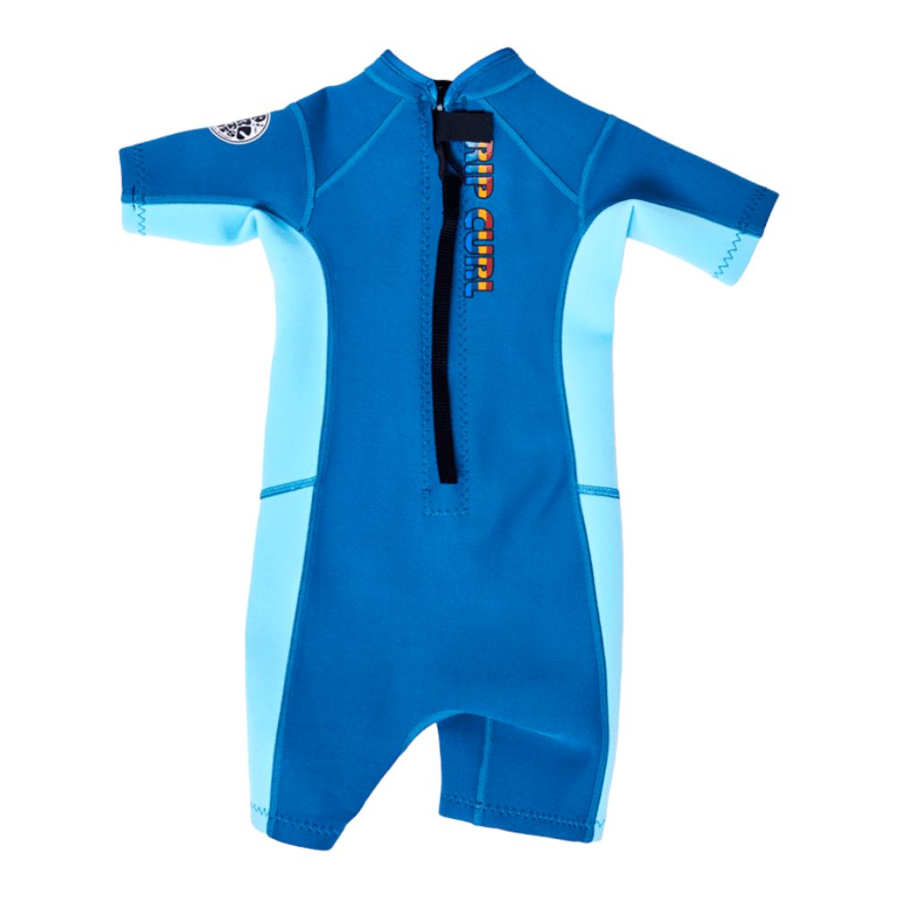 Rip Curl Groms Omega Back Zip Springsuit Wetsuit for Kids - 2mm Neoprene Full Body Swimsuit for Surfing, Swimming & Water Sports | UV Protection & Comfort Fit