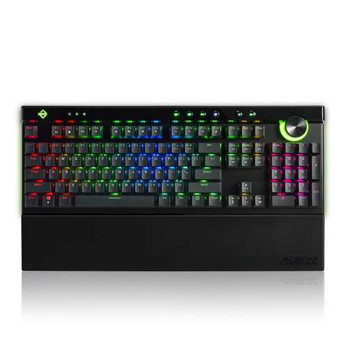 Ajazz AK45 104-Key RGB Mechanical Gaming Keyboard with BOX Switches & Detachable Wrist Rest - Perfect for PC Gaming, Typing & Office Work
