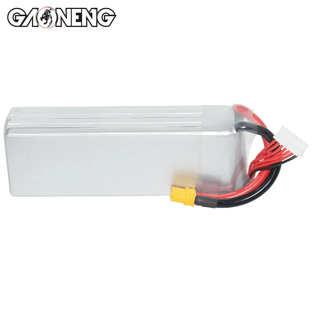 GAONENG GNB 6S 22.2V 3500mAh 70C LiPo Battery with XT60 Plug - High Performance RC Drone, Airplane & Helicopter Battery for Long Flight Time