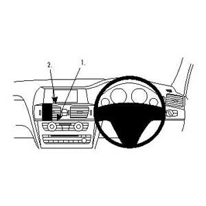 ClicOn No Holes Angled Dash Mount for BMW X3 (2011-2014) - Secure Phone Holder for Easy Navigation & Hands-Free Driving