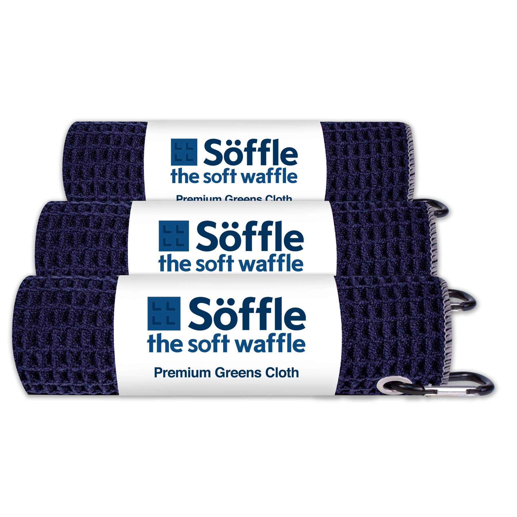 Premium Waffle Golf Towels 3-Pack - 16