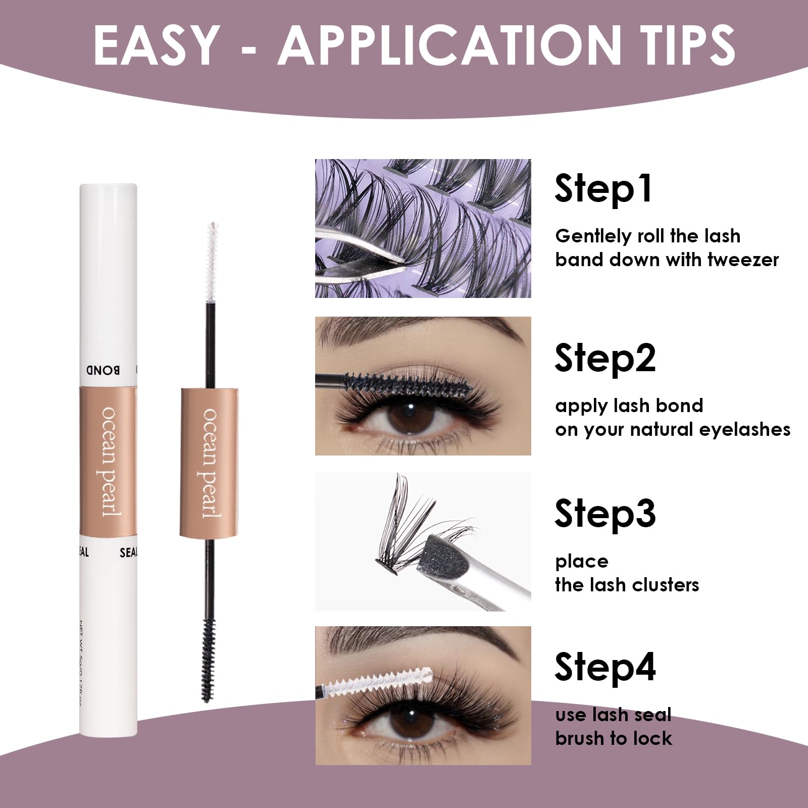 3D Thick Lash Extension Kit - 320 Pcs Fluffy Eyelash Clusters (60D+80D, 10-16mm) with Bond & Seal Glue, Tweezers - DIY Individual Lashes for Beginners - Perfect for Salon, Home Use & Special Occasions
