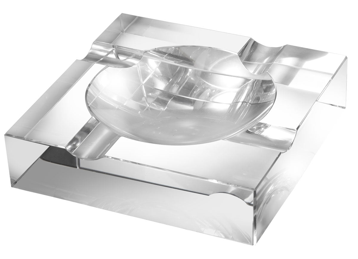 Premium Visol Ramses Crystal Heavy-Duty Cigar Ashtray – Durable Glass Design for Cigars & Cigarettes – Perfect for Smoking Lounges, Outdoor Patios & Home Bars