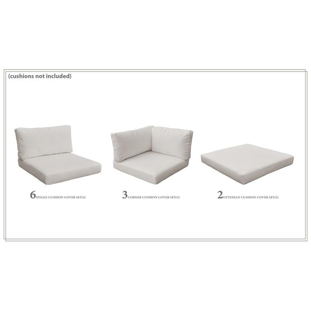 TK Classics Beige Sofa Cover Set for BELLE-13a - Premium Stretchable Slipcover (Cushions Not Included) | Perfect for Living Room Furniture Protection & Style Upgrade
