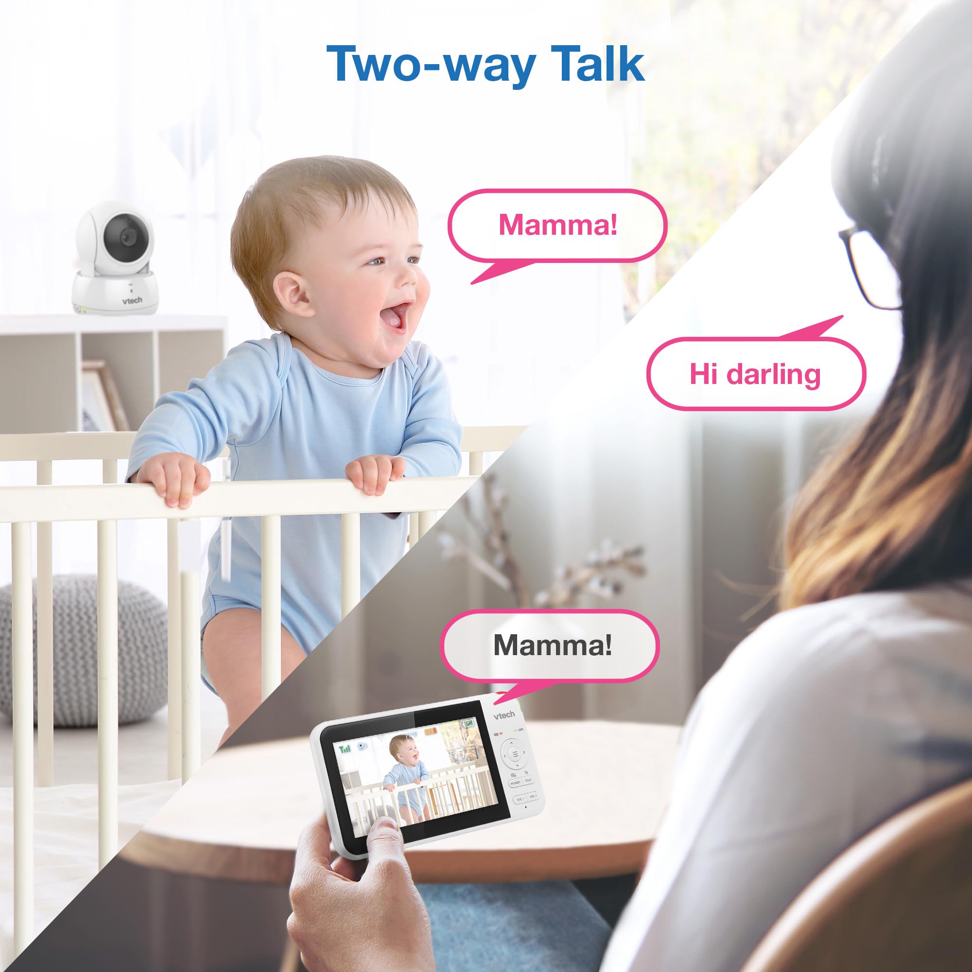 VTech VM924-3 Video Baby Monitor with 3 Cameras - 5