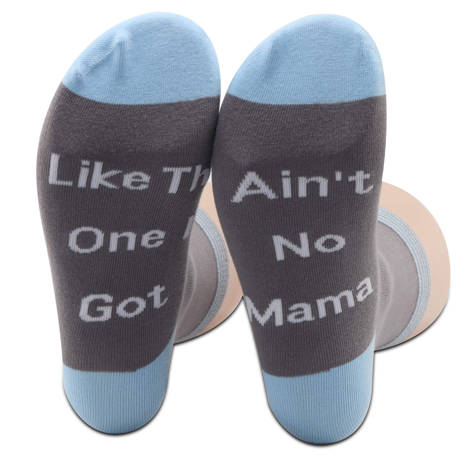 PXTIDY Funny Daughter Socks - 'Ain't No Mama Like The One I Got' Cute Mom Apparel Gift - Perfect for Mother's Day, Birthday & Christmas Gifts - Best Present for Awesome Moms Who Love Heartwarming Socks